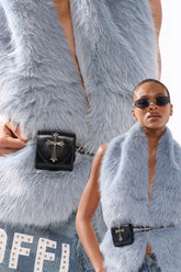 CALL ME CHROME BELT BAG