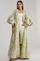 KEY LIME BROCADE DUSTER