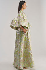 KEY LIME BROCADE DUSTER