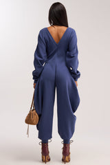 COMFY COZY JUMPSUIT IN NAVY