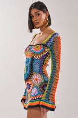 PARADISE FOUND KNIT MINI DRESS