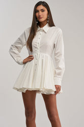 THE IT GIRL POPLIN MINI DRESS