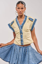 DO YOU LOVE ME BUTTON DOWN