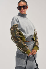 INES COLORBLOCKED SWEATSHIRT