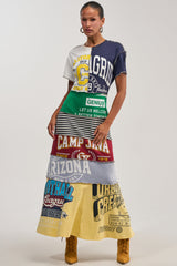 COOL GIRL ENERGY TSHIRT MAXI DRESS