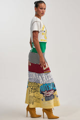 COOL GIRL ENERGY TSHIRT MAXI DRESS