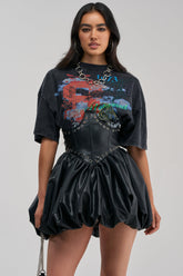 COOL GIRLS ONLY PU MINI DRESS