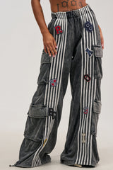 ROCK AND ROLL WIDE LEG JOGGER