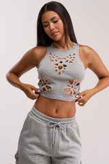 GIRLY POP CUTOUT TANK