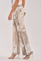 DONT MESS WITH ME RELAXED DENIM