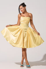 SHE CUTE CORSET MIDI DRESS