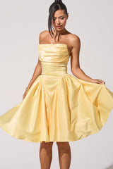 SHE CUTE CORSET MIDI DRESS