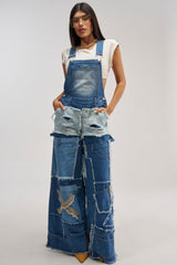 CITY CHIC DENIM OVERALLS