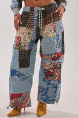 CALL EM CRAZY PATCHWORK JOGGER