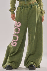 WINNERS CLUB WIDE LEG JOGGER