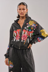 ANOTHER ONE ZIP UP SWEATSHIRT