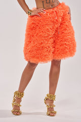 SOMETHING CRAZY RUFFLE SHORT