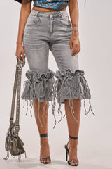 JUMP ON IT DENIM BERMUDA SHORT