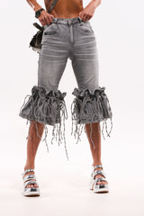 JUMP ON IT DENIM BERMUDA SHORT