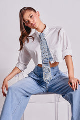 DENIM AND DIAMONDS TIE