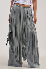 TRY ME FRINGE WIDE LEG JOGGER