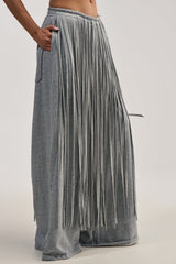 TRY ME FRINGE WIDE LEG JOGGER