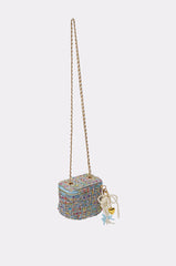 I HAVE CLASS TWEED PURSE