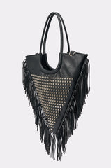 TAKE ME OUT STUDDED TOTE