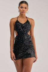 BRIELLE SEQUIN MINI DRESS