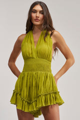 SUMMER DAY CHIFFON SLEEVELESS ROMPER