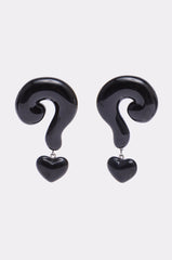 NO QUESTIONS EARRING
