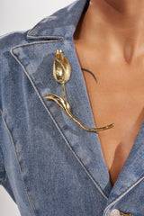 SPRINGY BROOCH