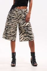 ZEBRA LUXE BERMUDA SHORT