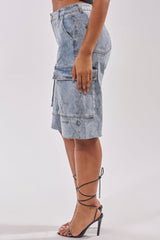 LITTLE SNAKE BERMUDA SHORT
