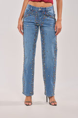 JESSIE RHINESTONE DENIM