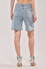 BUTTERFLY QUEEN DENIM SHORT
