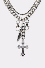 ALL I SEE IS CHROME NECKLACE