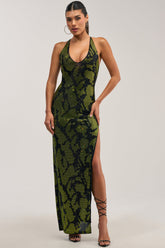SPICE IT UP RHINESTONE MAXI DRESS