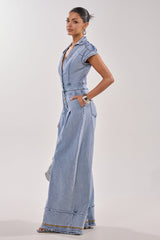 AT LEAST I LOOK CUTE DENIM JUMPSUIT
