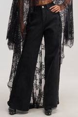 LOCKED IN LACE DENIM