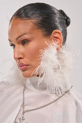 LET ME FLY HOOP EARRING
