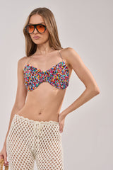 SWEET LIKE CANDY BEADED BRALETTE