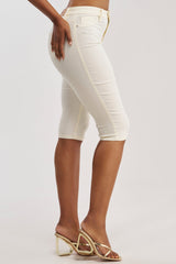 DENIM MUSE CAPRI IN WHITE