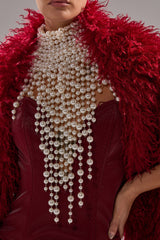 POLLY PEARL STATEMENT NECKLACE
