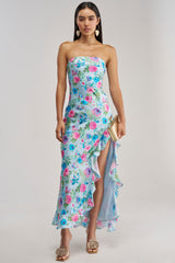 SHE IS THE MOMENT FLORAL MAXI DRESS