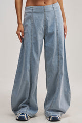 JUST IN TIME HIGH WAISTED RELAXED DENIM