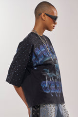 FIRST ROW TAKING FLIGHT FRENCH TERRY TEE
