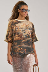 GOOD DAYS RHINESTONE GRAPHIC TEE