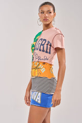 LEVEL UP GRAPHIC MINI DRESS