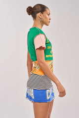 LEVEL UP GRAPHIC MINI DRESS